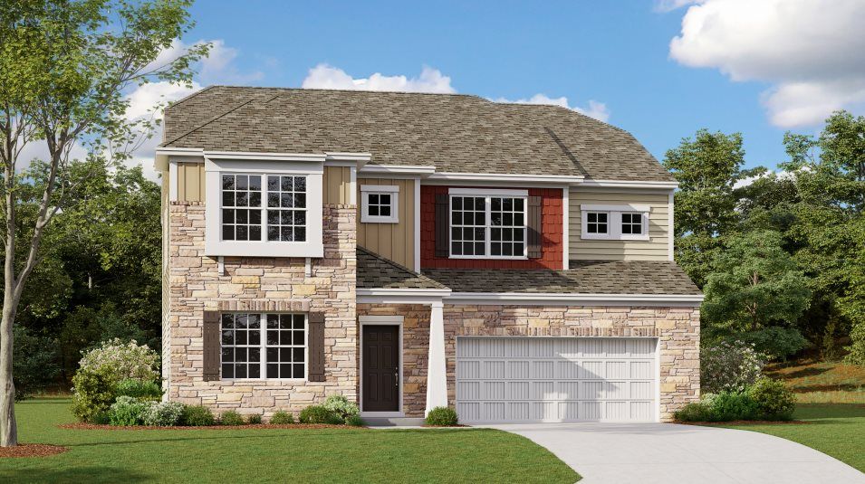 Elevation C - Forsyth 2 Car Exterior C