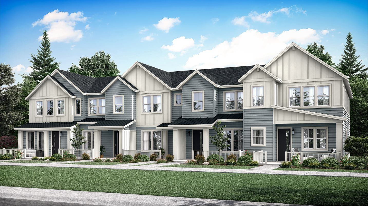Elevation CF5 - 5 Plex Contemporary Farmhouse