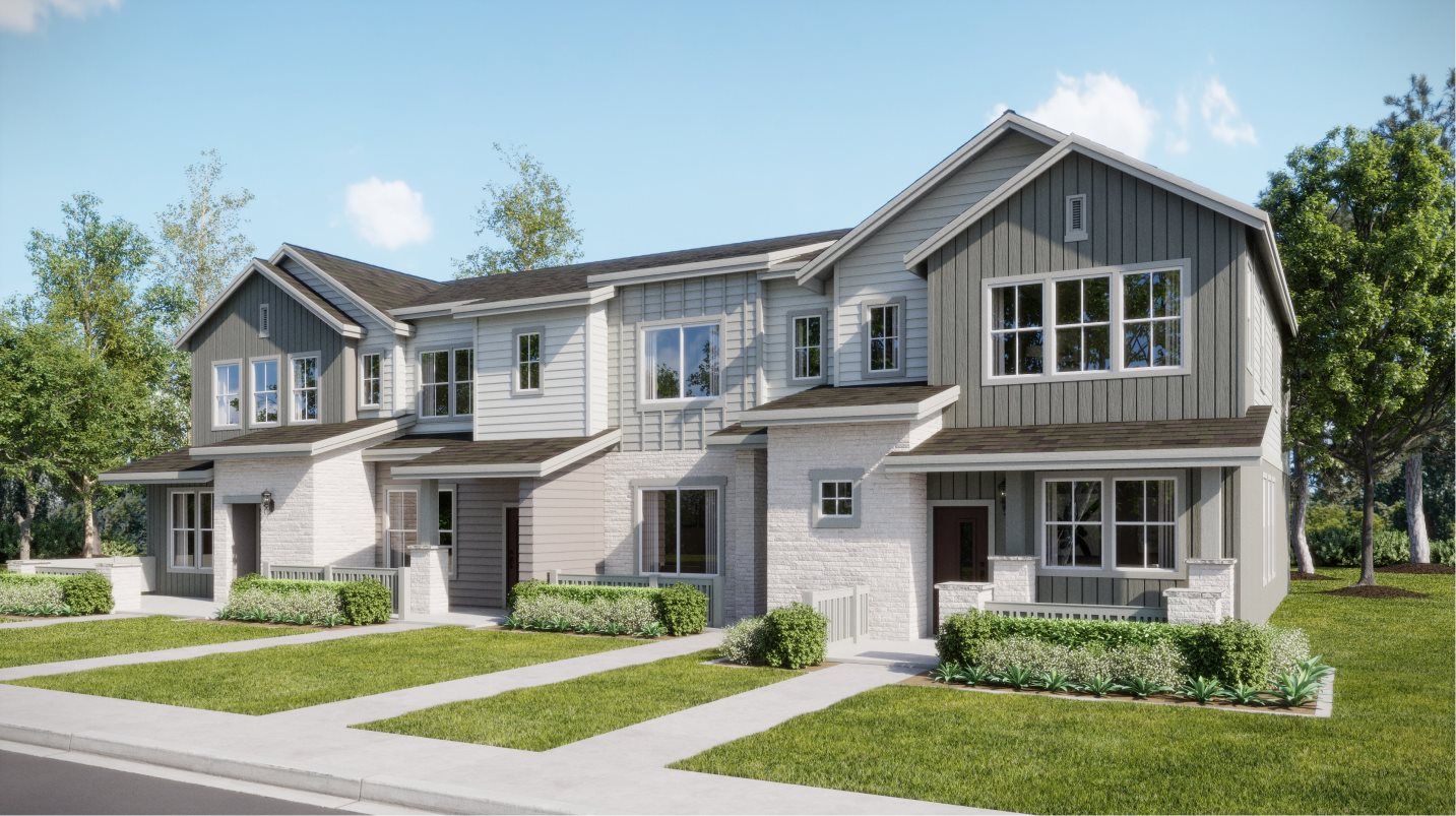 Elevation MH4 - 4-Plex Modern Hill Country home exterior