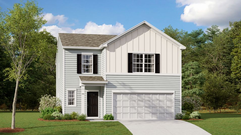 Elevation A - Dickenson Exterior Rendering