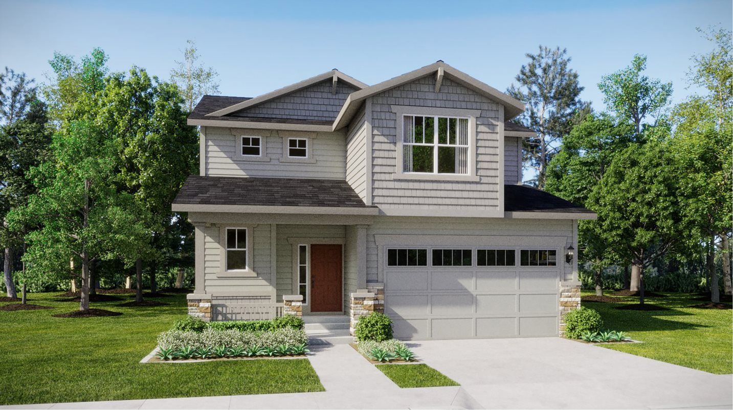 Elevation CR - Colorado Craftsman home exterior