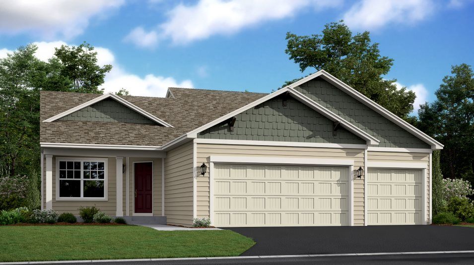 Elevation A3 - Alden II Exterior Rendering A3