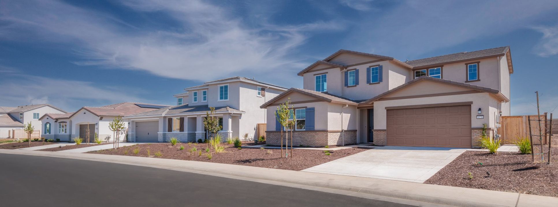 Homes in the Midori community