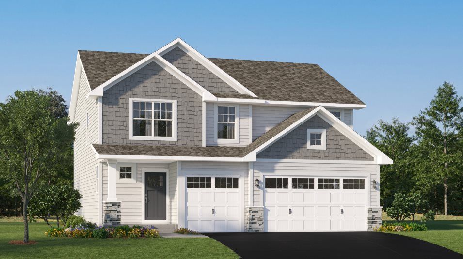 Elevation B3 - Markham Exterior Rendering B3