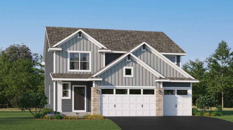 Elevation B3 - Burnham Exterior Rendering B3