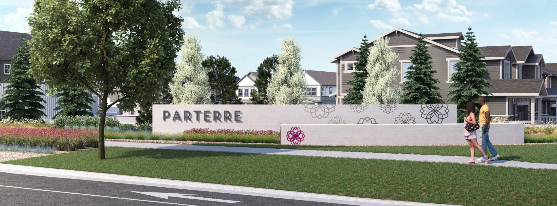 Parterre amenity monument