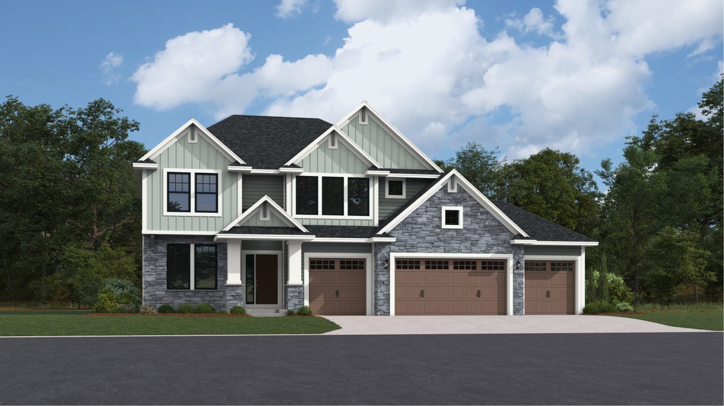 Elevation D4 - Washburn Exterior Rendering