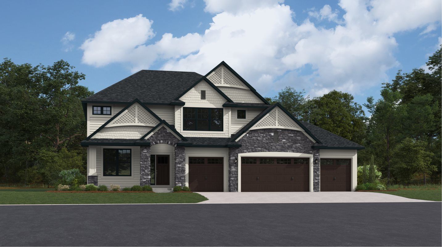 Elevation E4 - Washburn Exterior Rendering