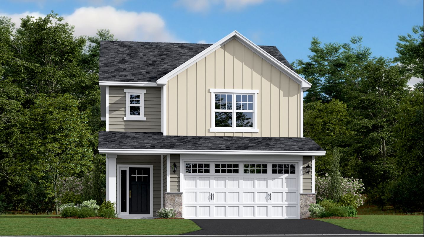 Elevation A2 - Hunter Hills Glacier Exterior Renderings