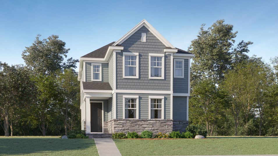 Elevation J - Waterbury Exterior Rendering J