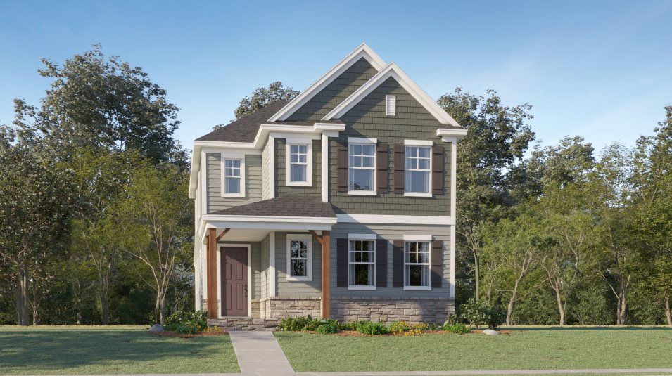 Elevation J - Tinsley Exterior Rendering J