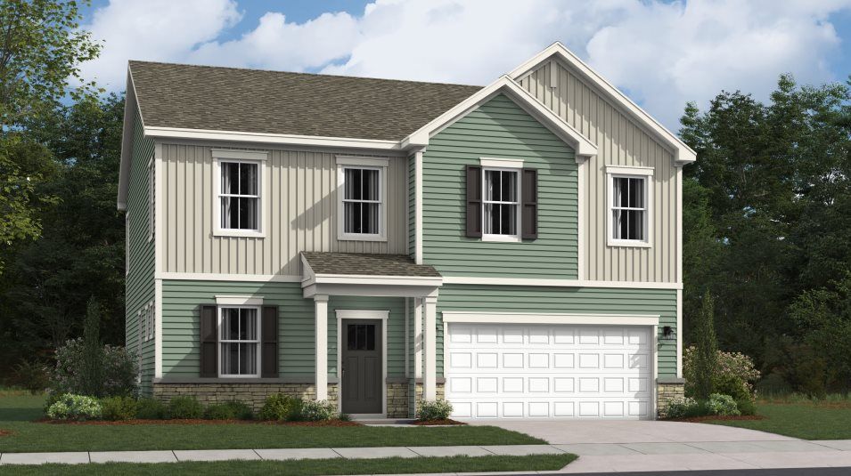 Elevation CR - Richmond Basement Exterior Rendering Craftsman