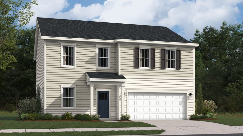 Elevation CL - Richmond Basement Exterior Rendering Classic