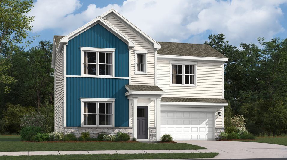 Elevation CR - Pembroke Exterior Rendering Craftsman