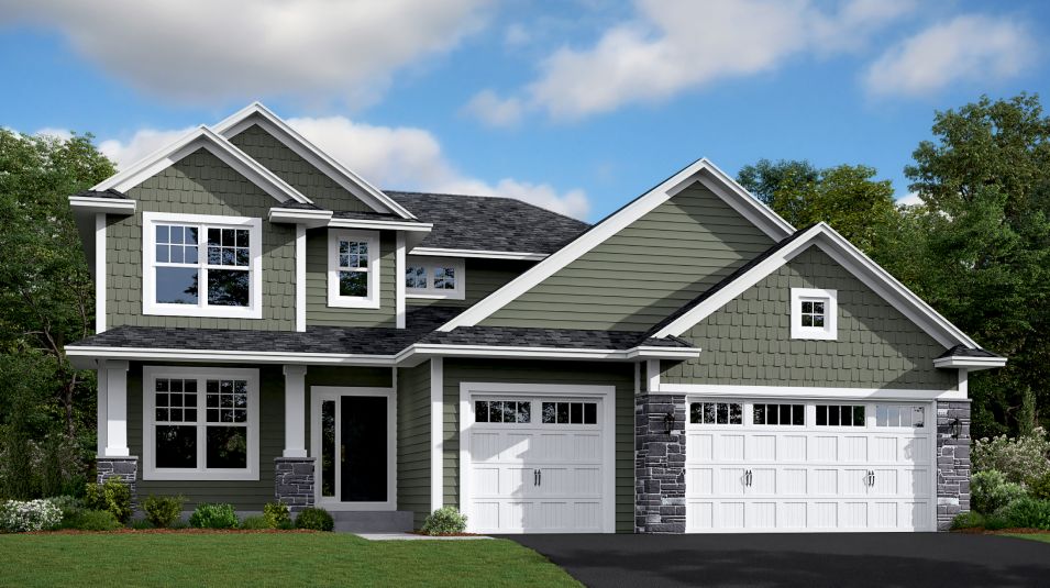Elevation D3P - Vanderbilt Exterior Rendering D3P