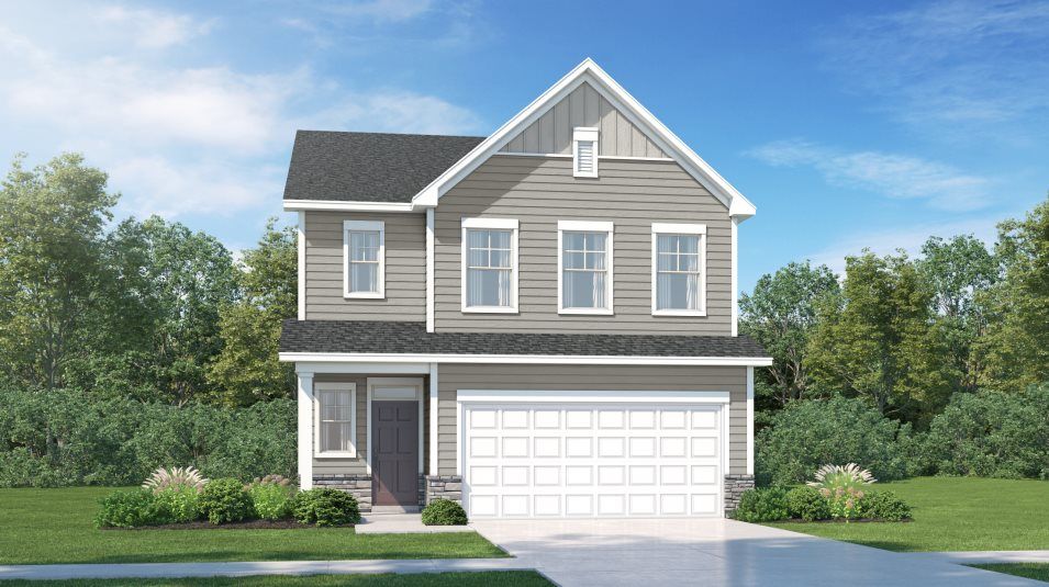 Elevation A - Spencer Exterior Rendering A
