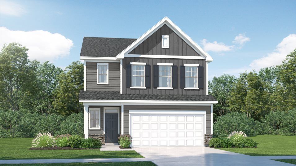 Elevation B - Spencer Exterior Rendering B