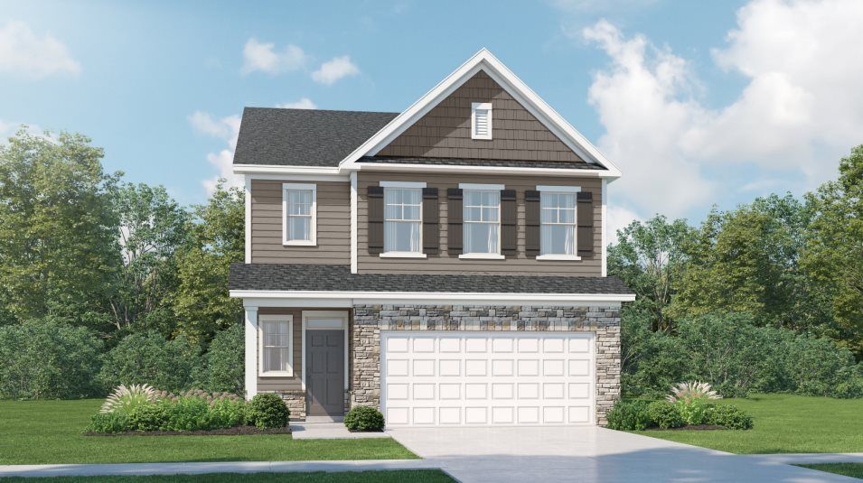 Elevation C - Spencer Exterior Rendering C