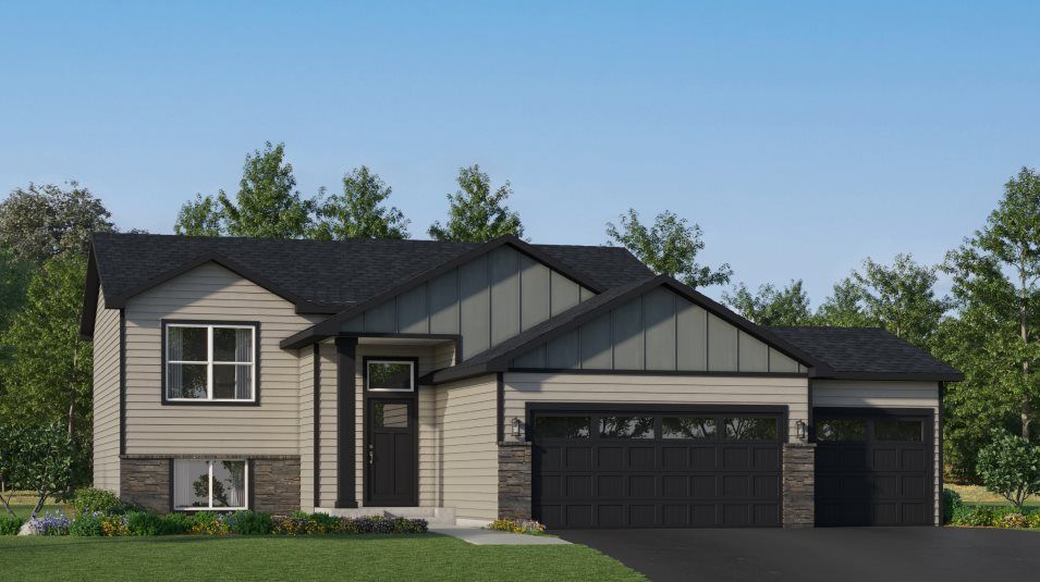 Elevation B3 - Walker Exterior Rendering B3