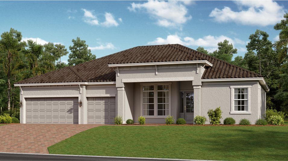 Elevation D - Toscana Exterior D