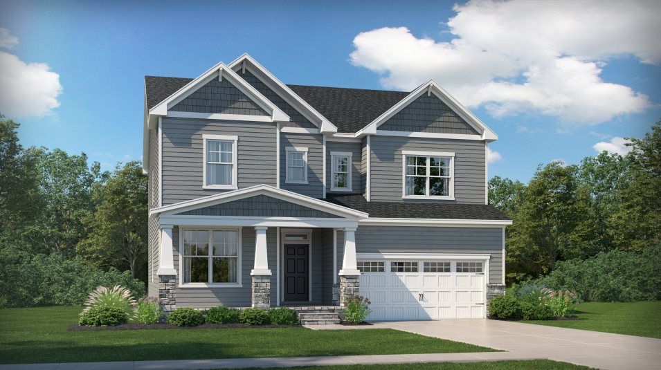 Elevation P - Eastman III Exterior Rendering P