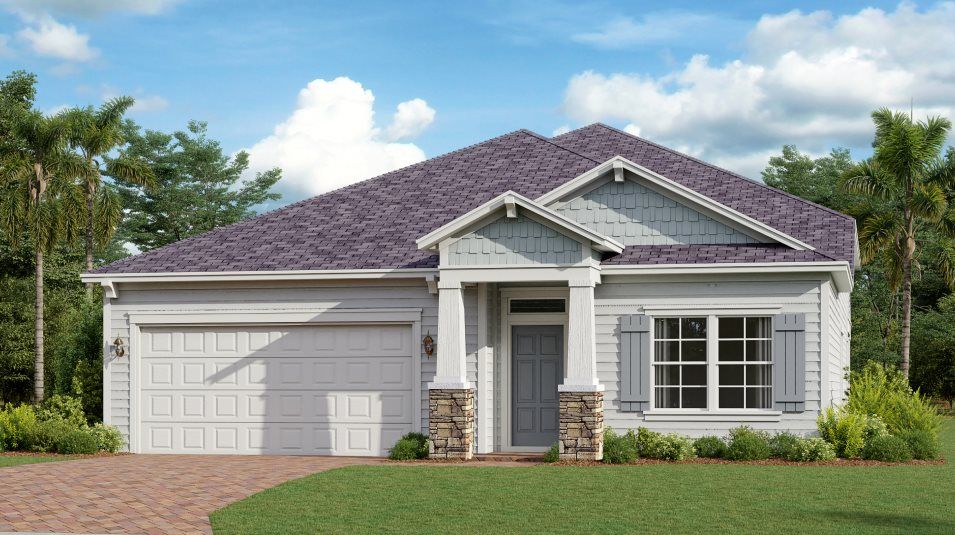Elevation HA - A cottage-inspired exterior
