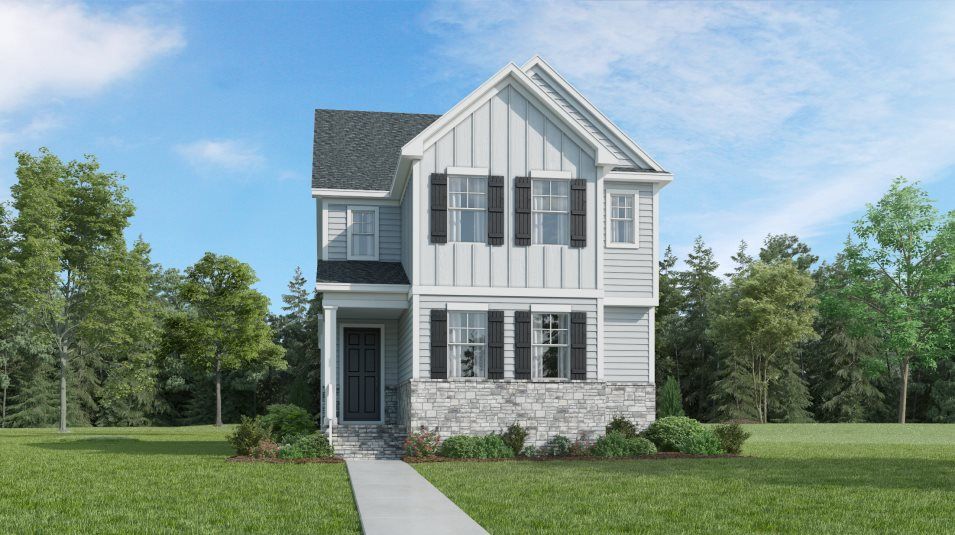 Elevation R - Waterbury Exterior Rendering R