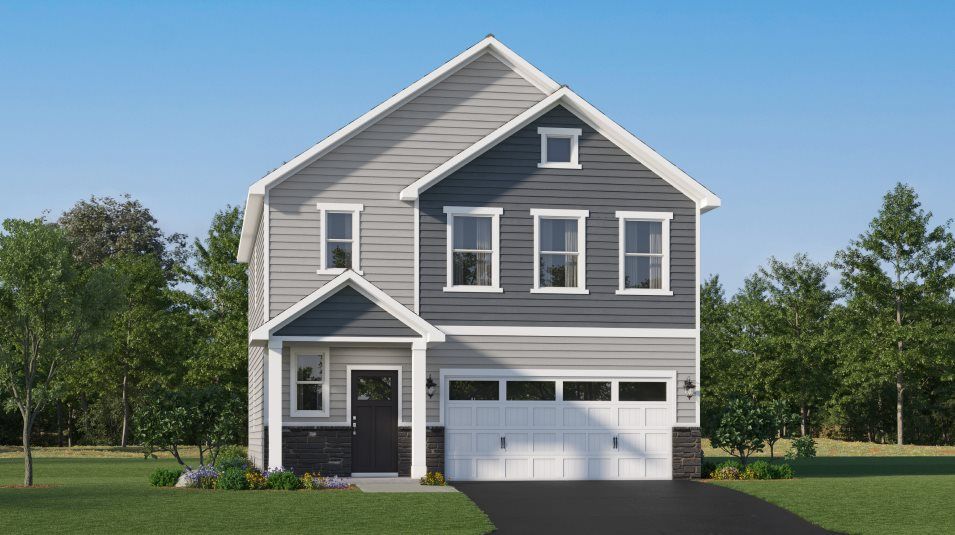 Elevation A2 - Biscayne Exterior Rendering A2