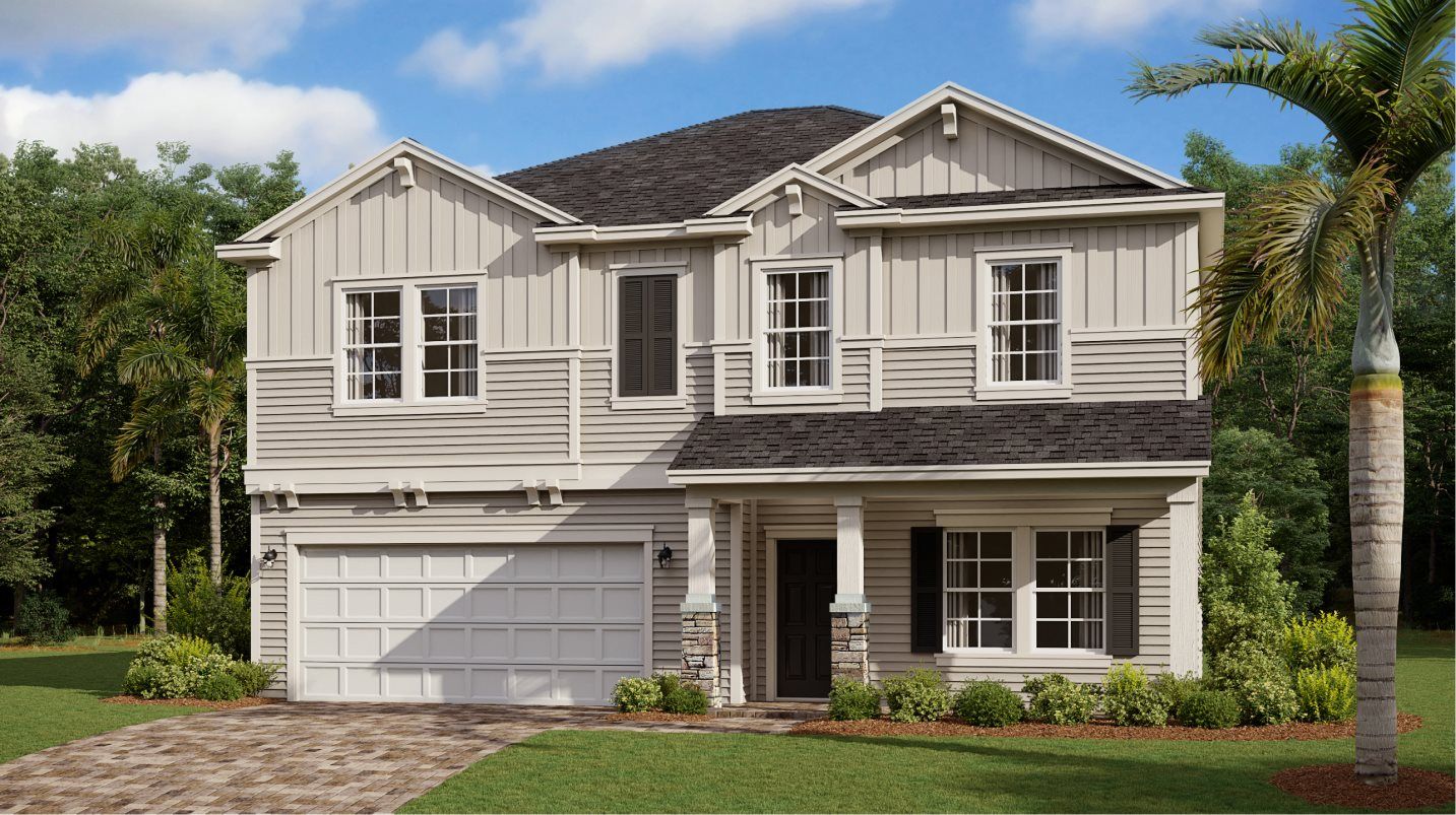 Elevation HB - A craftsman-inspired exterior