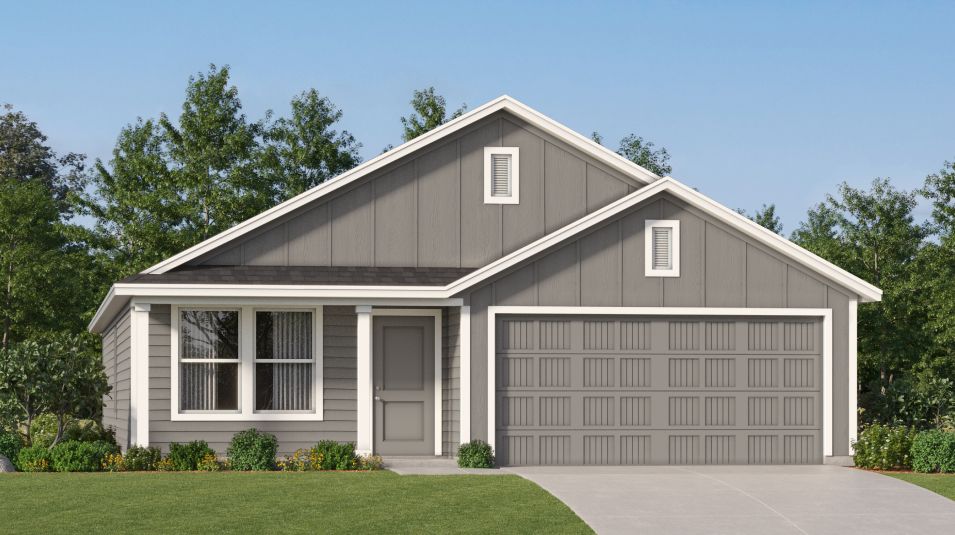 Elevation D - Newlin Exterior