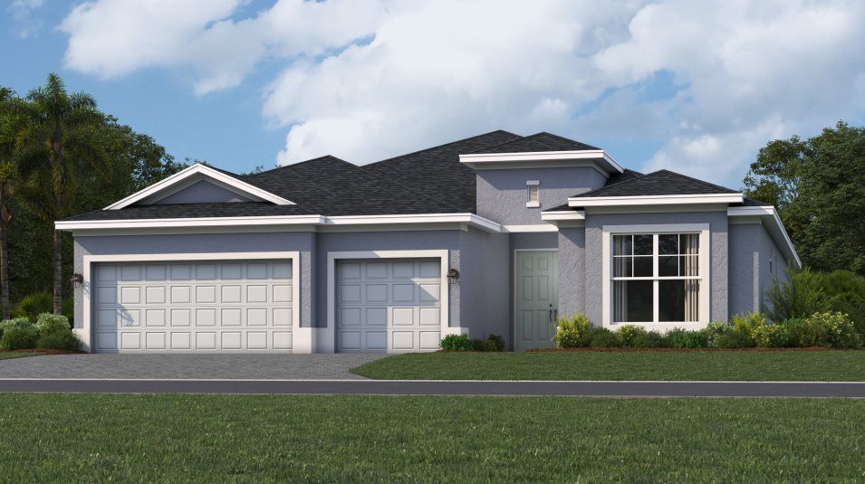 Elevation A - A classic-inspired exterior