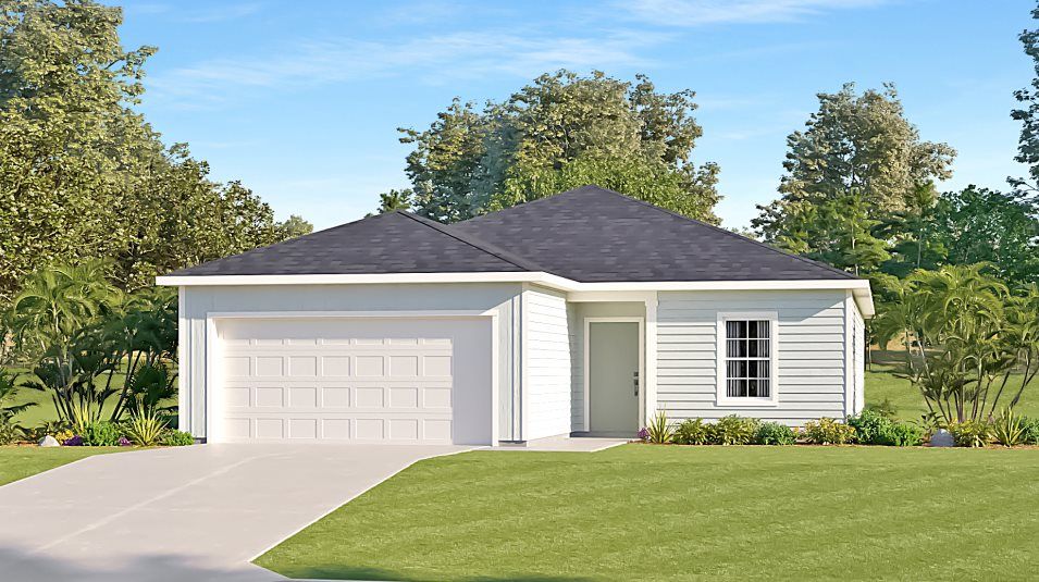 Elevation HB - A traditional-styled exterior