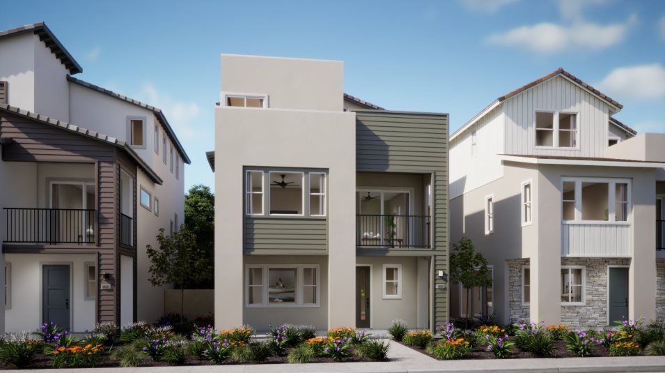 Elevation C - Contemporary home exterior