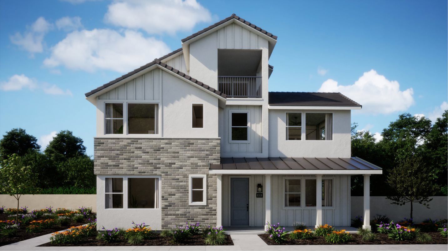 Elevation 20C - Farmhouse-style home
