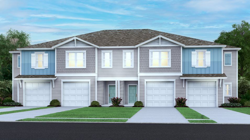 Elevation A - A craftsman-inspired exterior