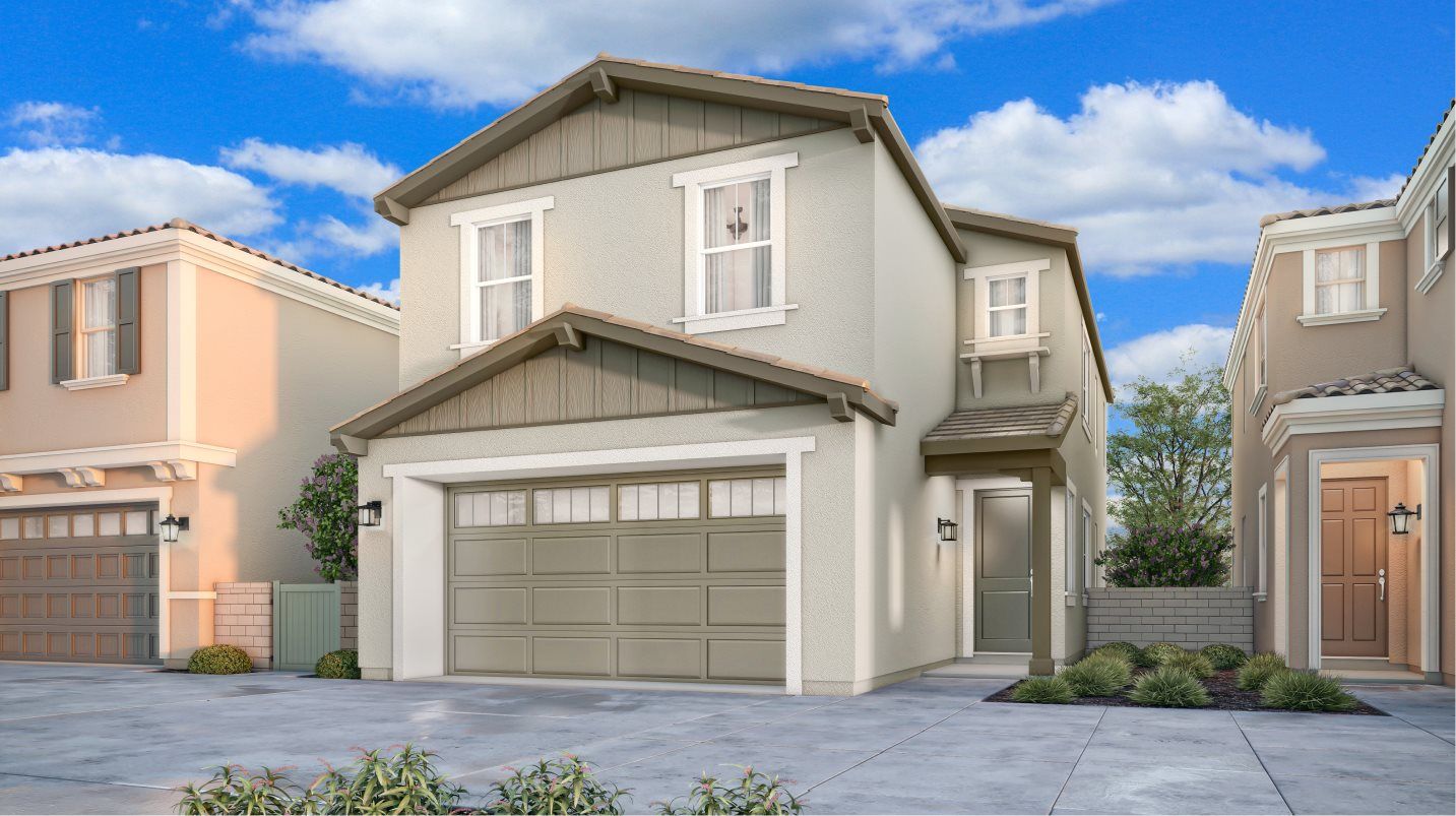 Elevation C - Craftsman home exterior