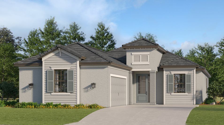 Elevation E - A coastal-inspired exterior