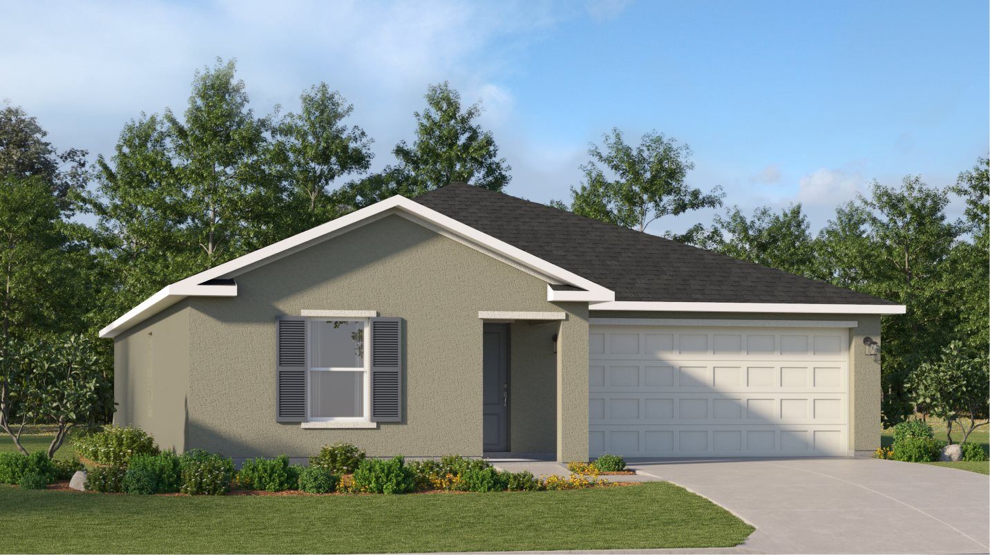 Elevation A - Exterior Rendering