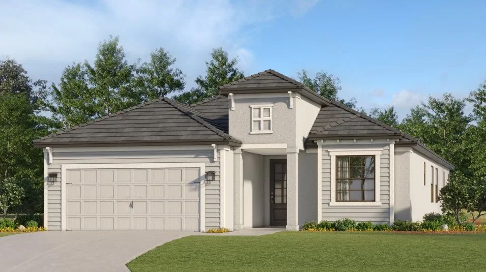 Elevation D - A ranch-inspired exterior