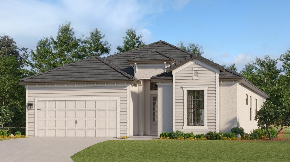 Elevation D - A ranch-inspired exterior