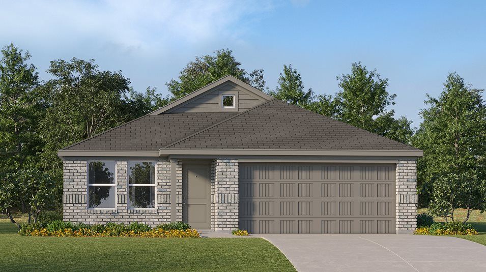 Elevation J - Newlin Exterior
