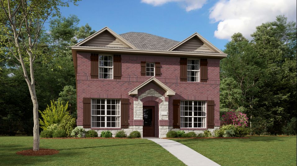 Elevation C - Conroe Exterior C