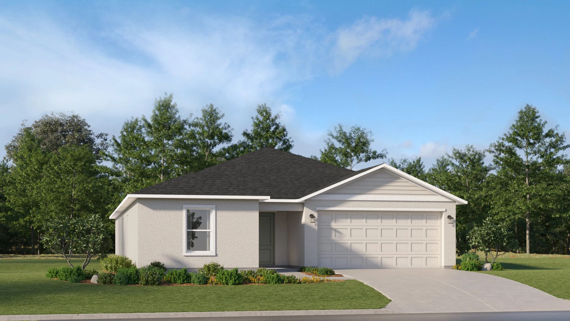 Elevation B - Exterior Rendering