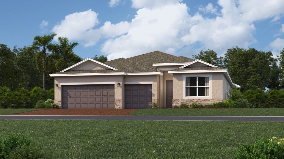 Elevation C - A classic-inspired exterior