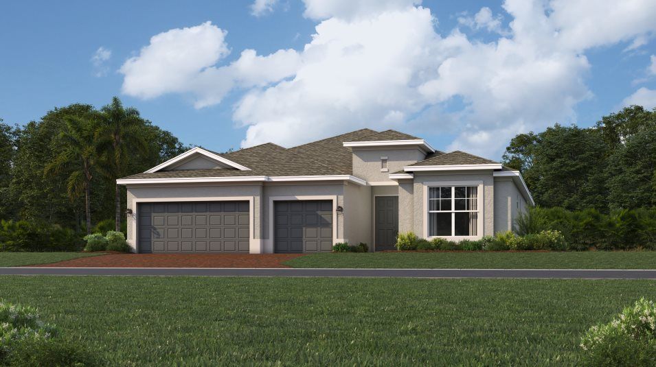 Elevation B - A classic-inspired exterior