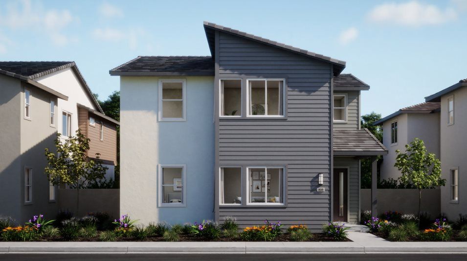 Elevation A - Abstract Traditional home image