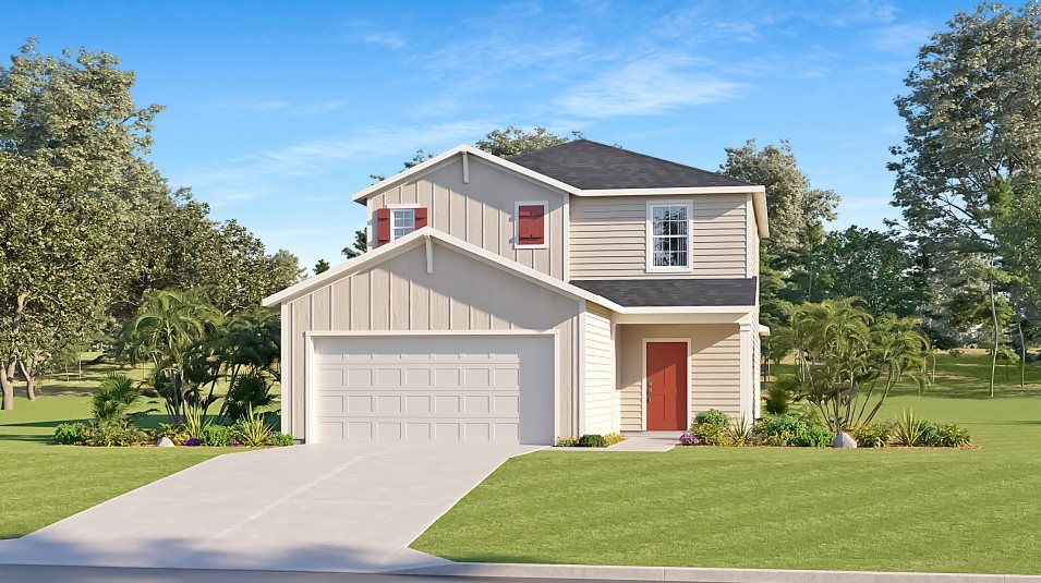 Elevation HA - A traditional-styled exterior