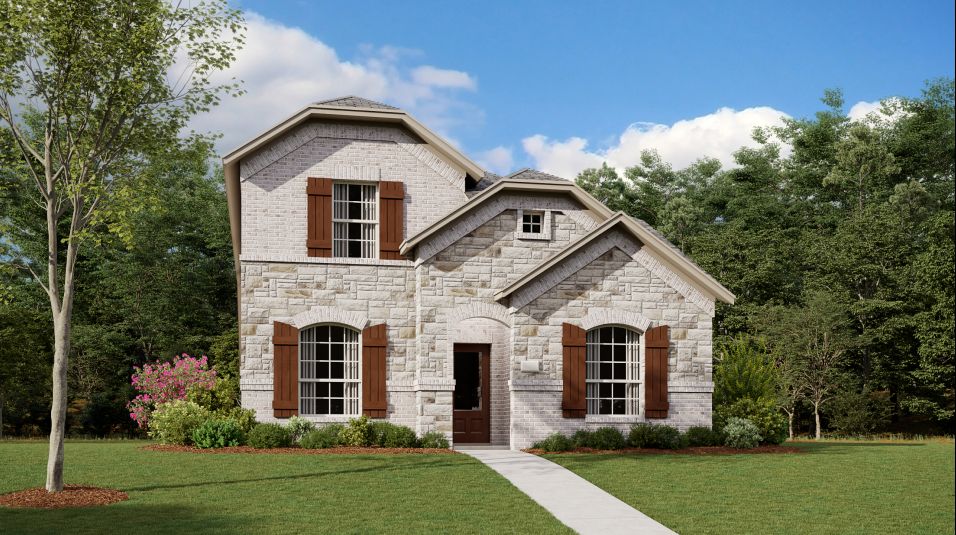 Elevation D - Odessa Exterior D