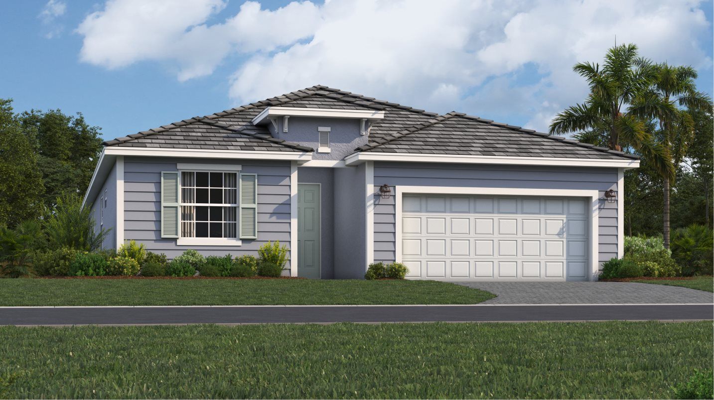 Elevation D - A traditional-inspired exterior