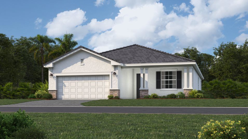 Elevation C - A ranch-inspired exterior